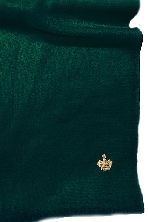 The Crown Diamond Weave Pure Cashmere Shawl