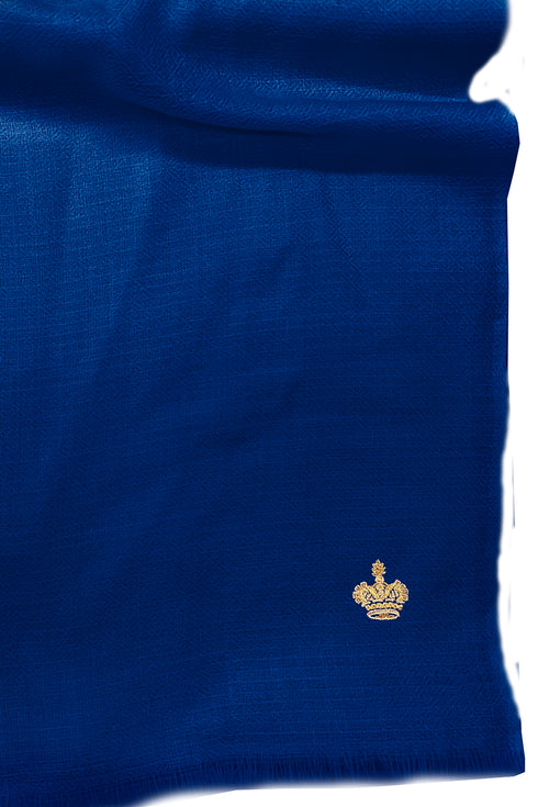 The Crown Diamond Weave Pure Cashmere Shawl