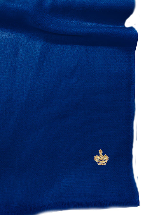 The Crown Diamond Weave Pure Cashmere Shawl