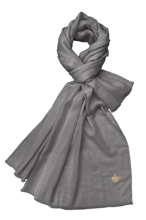 The Crown Diamond Weave Pure Cashmere Shawl