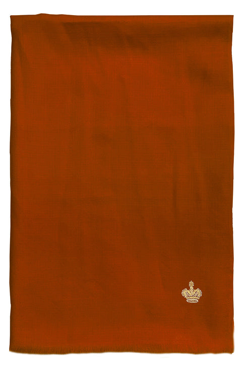 The Crown Diamond Weave Pure Cashmere Shawl