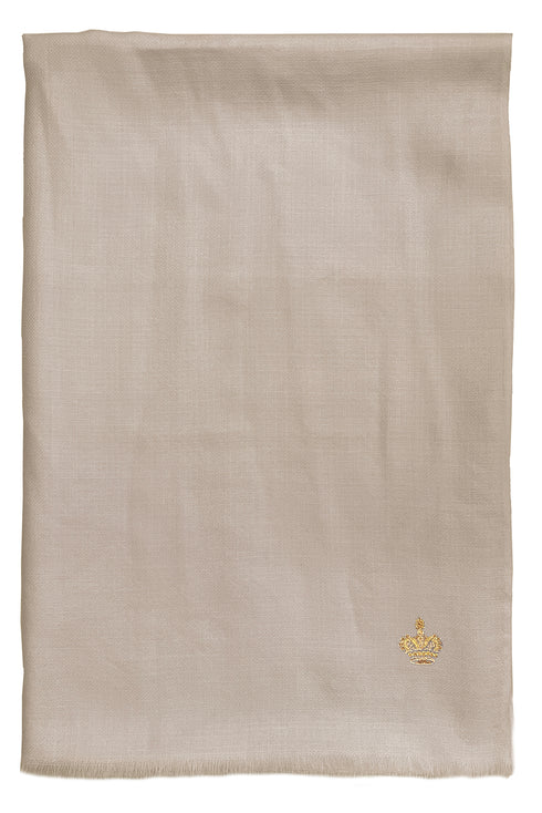 The Crown Diamond Weave Pure Cashmere Shawl