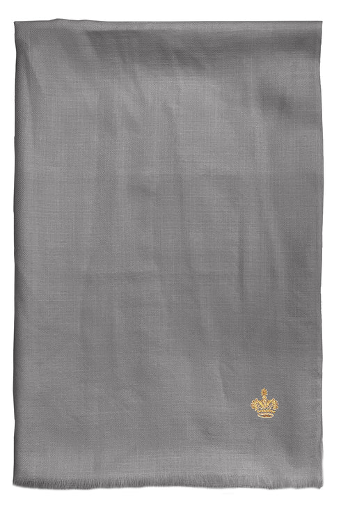 The Crown Diamond Weave Pure Cashmere Shawl