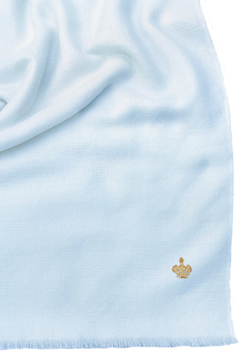 The Crown Diamond Weave Pure Cashmere Shawl