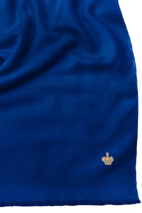 The Crown Diamond Weave Pure Cashmere Shawl