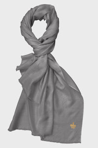 The Crown Diamond Weave Pure Cashmere Shawl