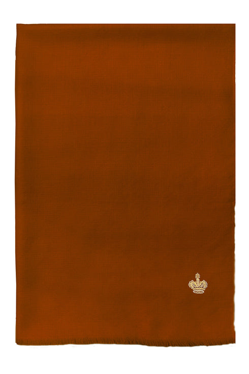 The Crown Diamond Weave Pure Cashmere Shawl