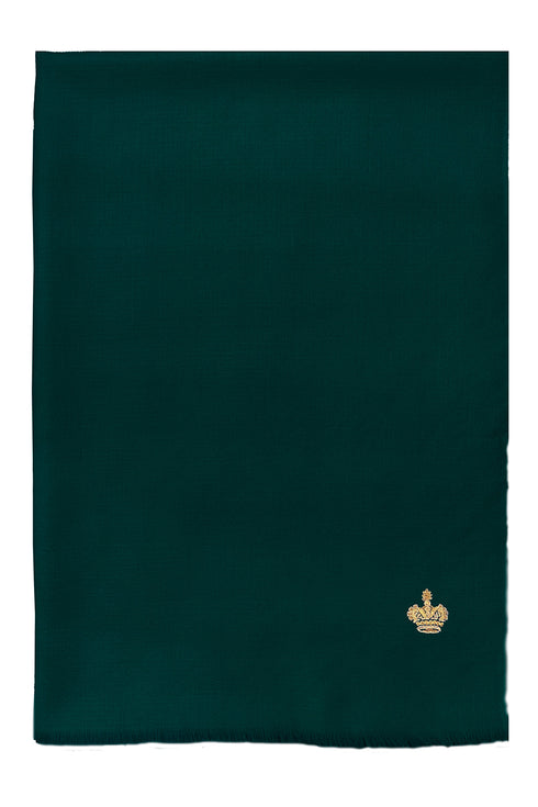 The Crown Diamond Weave Wool Silk Personalized Stole