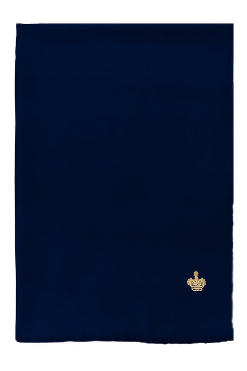 The Crown Diamond Weave Wool Silk Personalized Stole