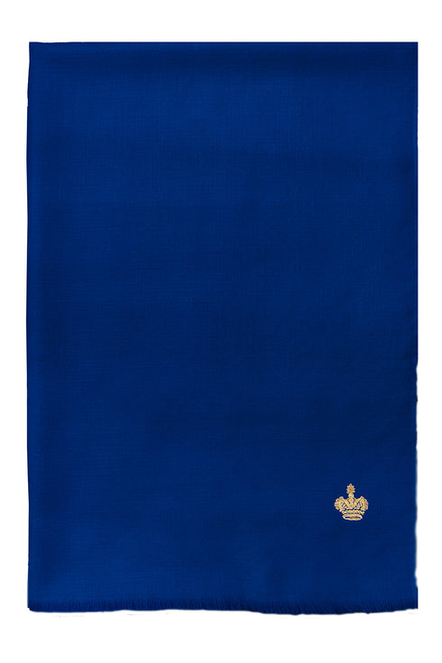 The Crown Diamond Weave Wool Silk Personalized Stole