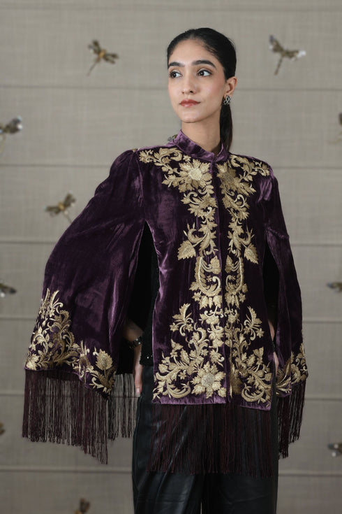 Zari Damask Cape