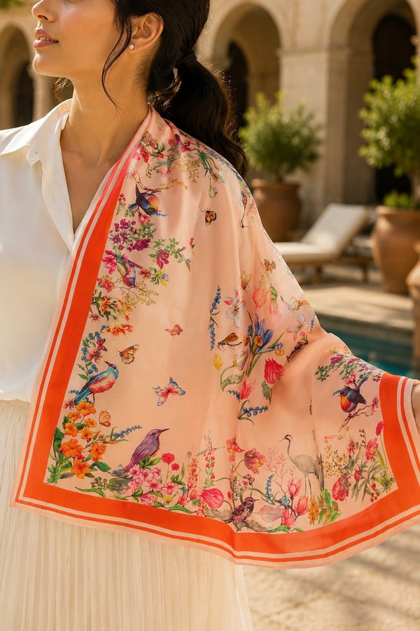 Croatian Dawn | Pure Silk Twill Scarf