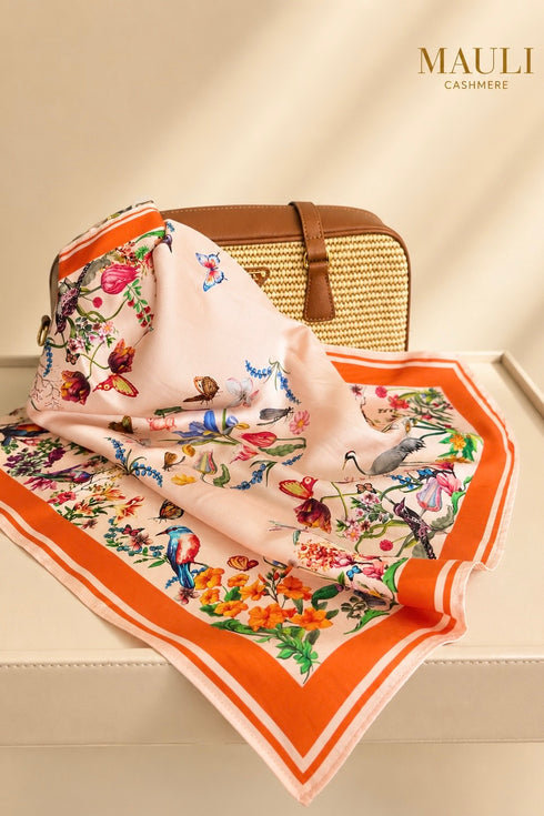 Croatian Dawn | Pure Silk Twill Scarf