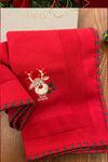 Baby Rudolph Reindeer | Personalized Baby Blanket