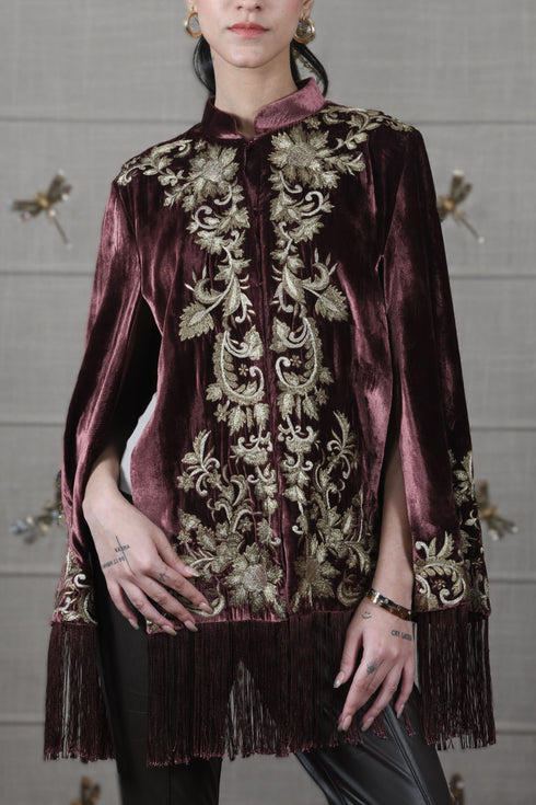 Zari Damask Cape