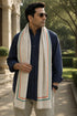 The Swadesh Stole | Embroidered Fine Wool Silk Tricolor Stole