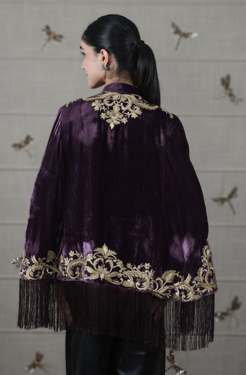 Zari Damask Cape