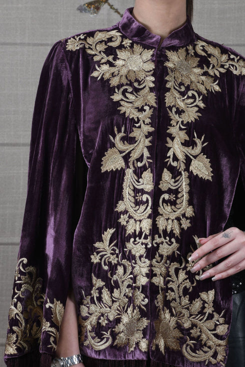 Zari Damask Cape