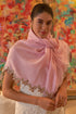 Shimmer Wings Wool Silk Stole
