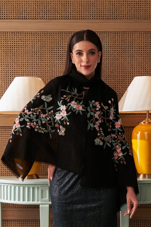 A Garden Diary Fine Merino Wool Stole