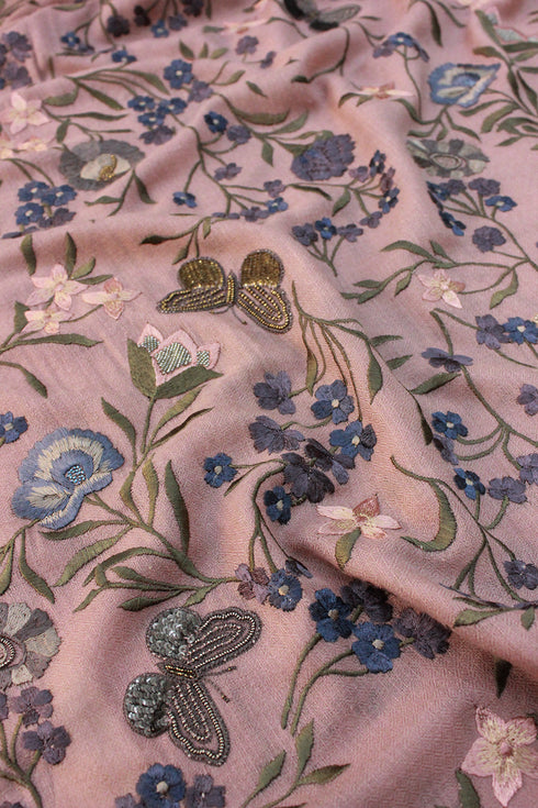 Tender Bloom Pure Cashmere Stole