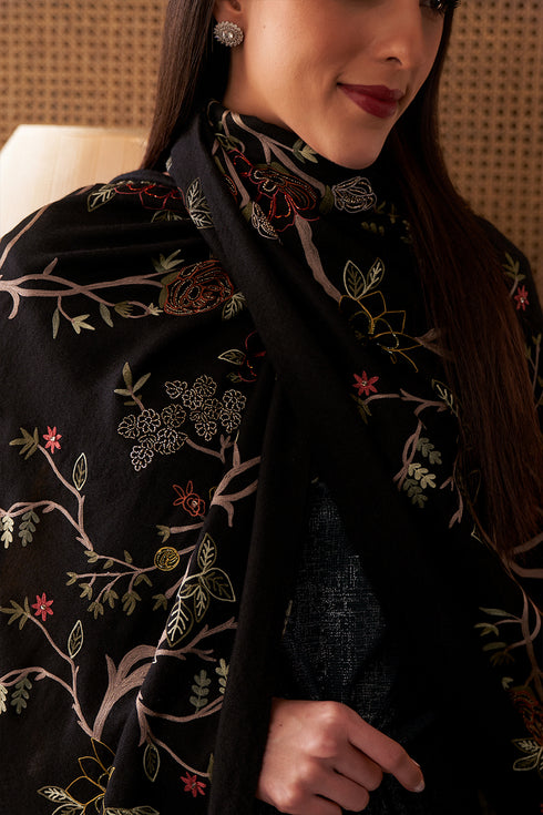 Let It Bloom Pure Cashmere Stole