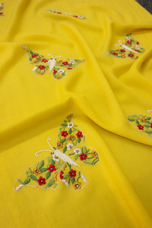 Flirty Flutter Fine Merino Wool Stole