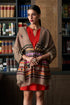 Tricky Toucans Fine Wool Silk Stripe