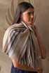 Flyaway Sparkle Embroidered Wool Silk Stole