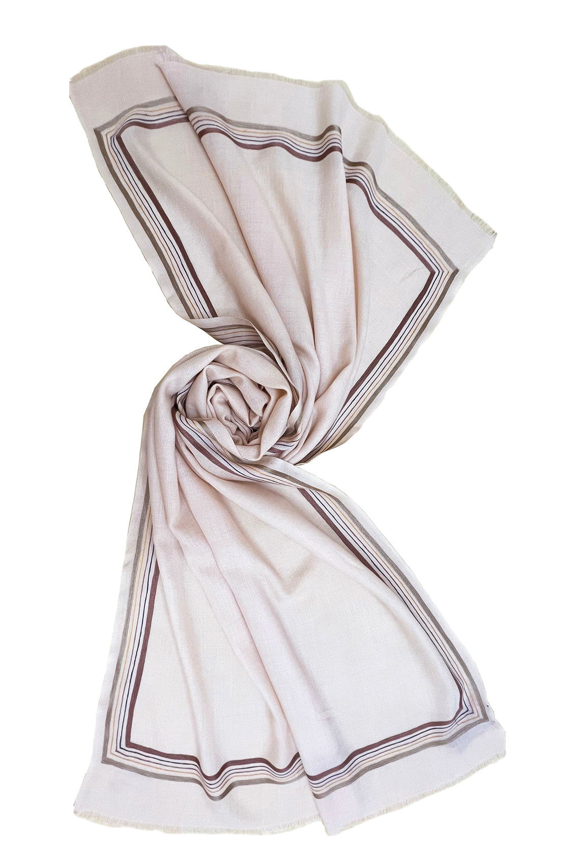 The Capitalist | Embroidered Fine Wool Silk Stole